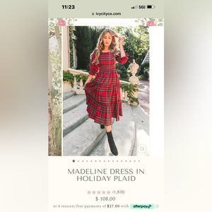 Ivy city co. 3x GUC Madeleine dress. Only wore for family pictures.